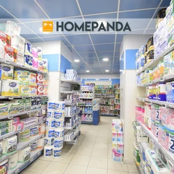 Negozio su due livelli con allarme e porta blindata