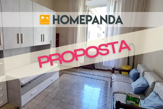Appartamento 3 camere singole, contratto transitorio.
