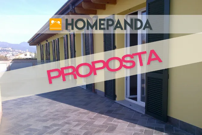 QUADRILOCALE attico con terrazzo e due box singoli - in locazione
