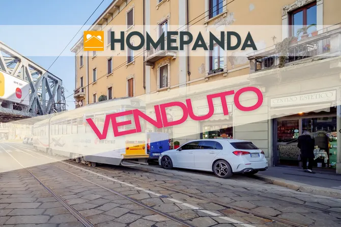 Negozio fronte strada sul Naviglio Grande